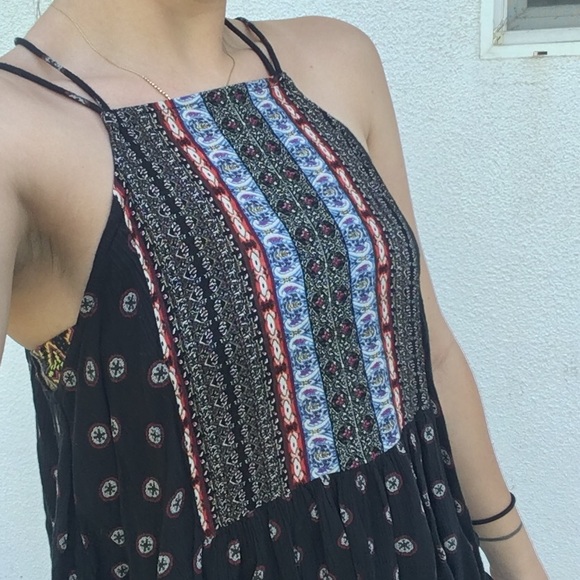 Patterned high neck blouse - Picture 3 of 5